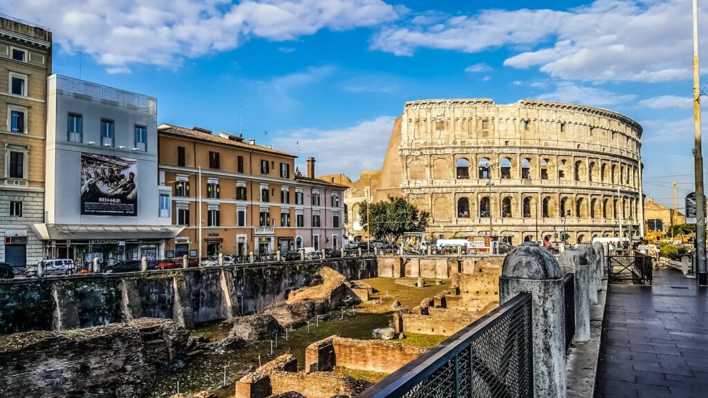 ancient architecture arena buildings